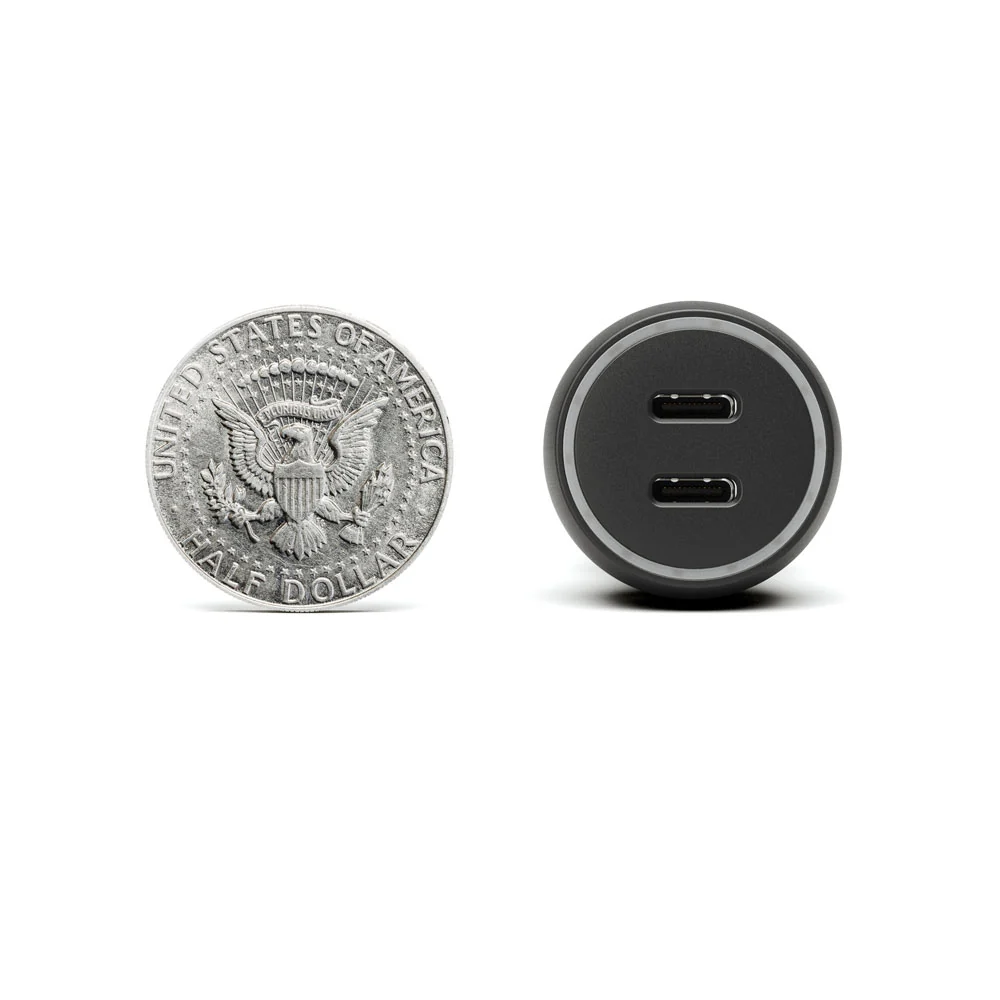 PULSE 60 2-Port USB-C Car Charger - 60W - Image 3